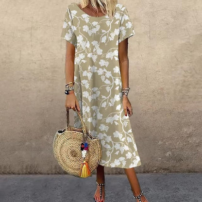 Pinterest-Inspired Greta  Summer A-Line Dress