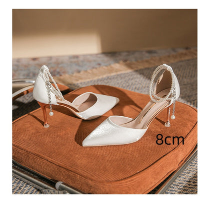 Elegant Greta  Stiletto Buckle Sandals