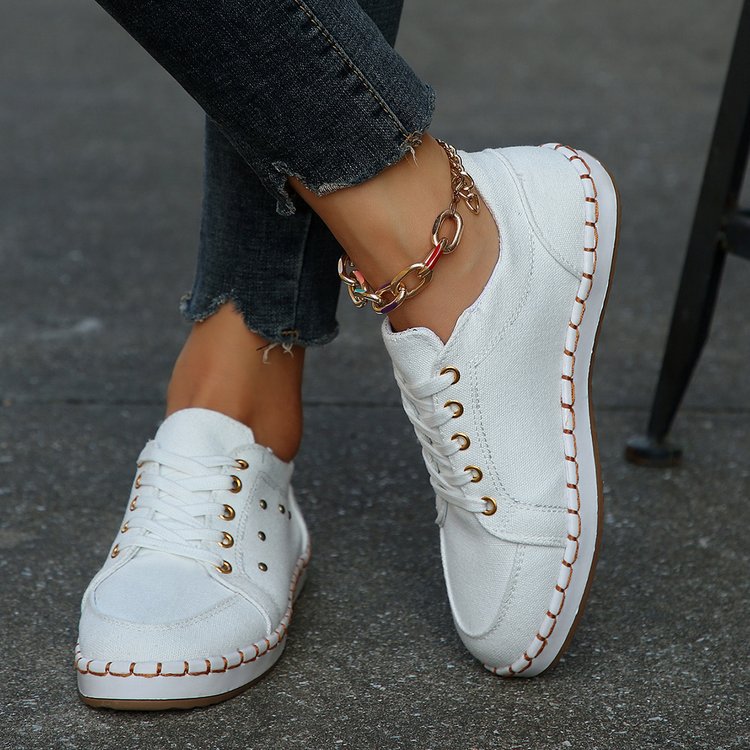 Leopard Print Greta  Canvas Sneakers