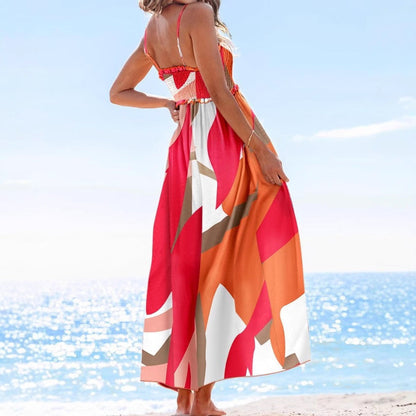 Vibrant Greta  Pinterest-Inspired Swing Dress