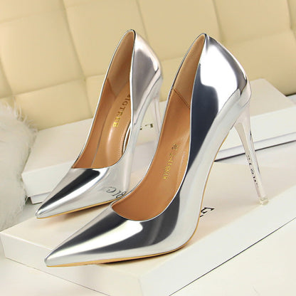 Elegant Black Greta  Stiletto Heels