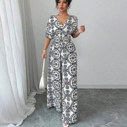 Chic Boho Print Greta  Jumpsuit