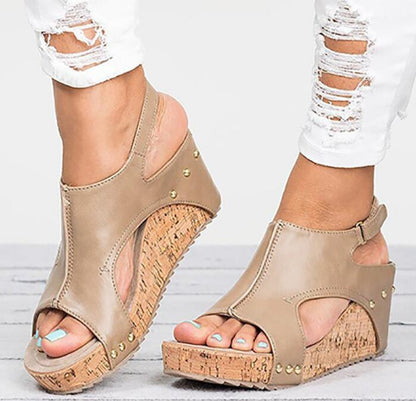 Chic Platform Wedge Sandals Greta 