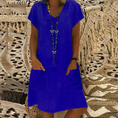 Chic Pocket Midi Dress by Greta 