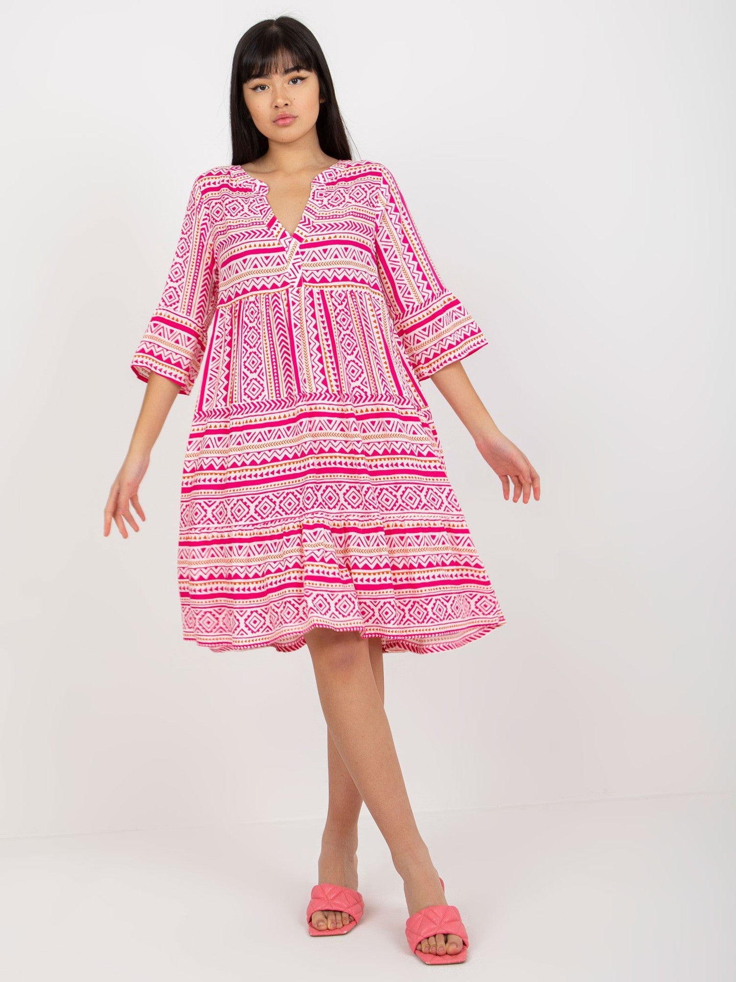 Boho V-Neck Summer Dress by Greta 