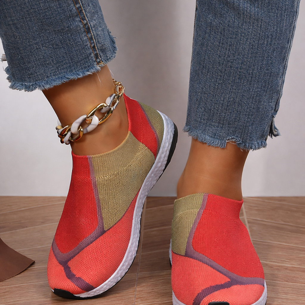 Colorblock Mesh Sneakers by Greta 
