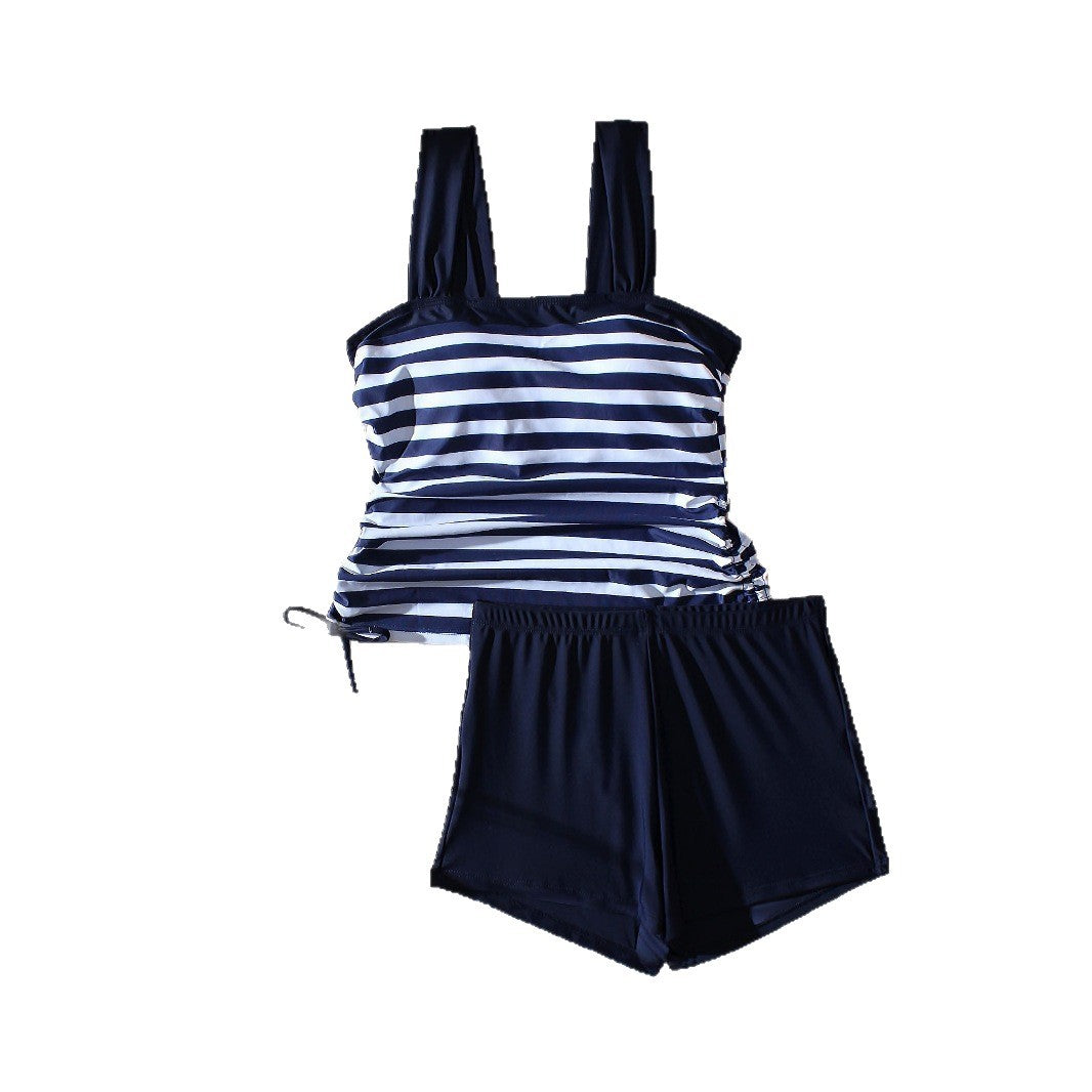 Striped Plus Size Bikini Boxers by Greta 