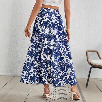 Chic Floral Pleated Skirt by Greta 