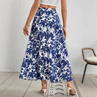Chic Floral Pleated Skirt by Greta 