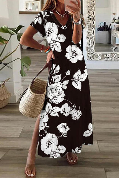 Elegant 3D Print Midi Dress by Greta 