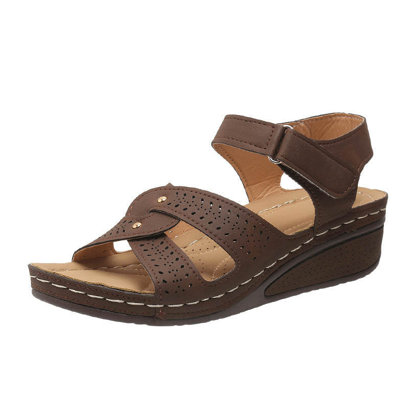 Chic Wedge Sandals by Greta 