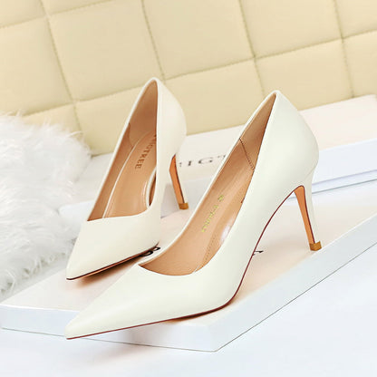 Chic Pointed Stiletto Heels by Greta 