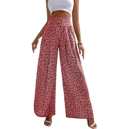 Floral Wide Leg Greta  Casual Pants