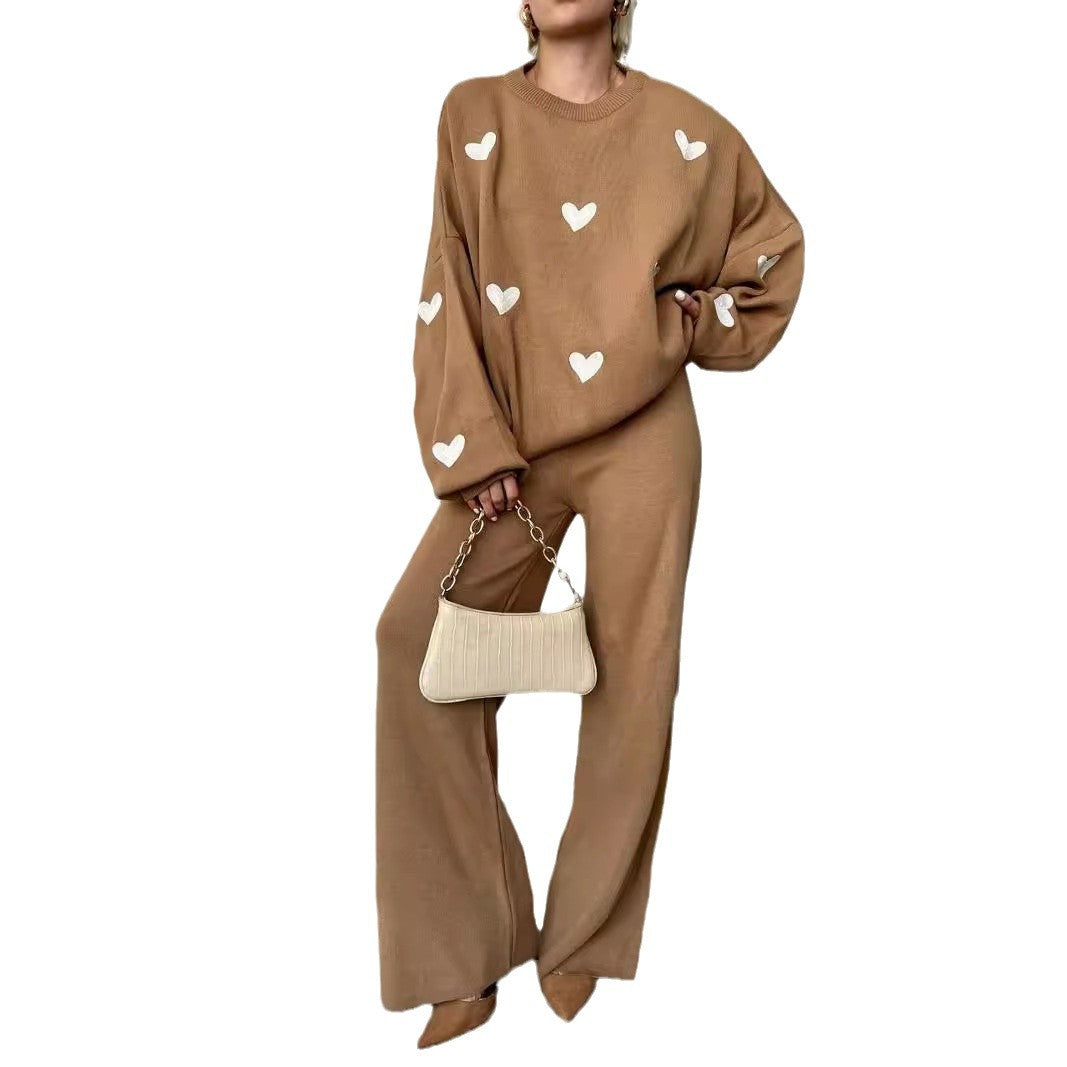 Chic Heart Knit Set by Greta 