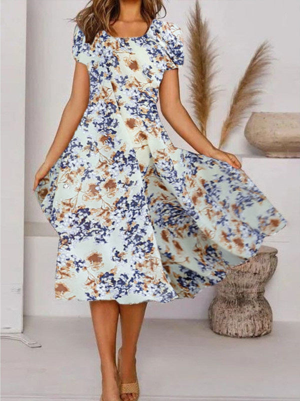 Floral Print Greta  Summer Everyday Dress