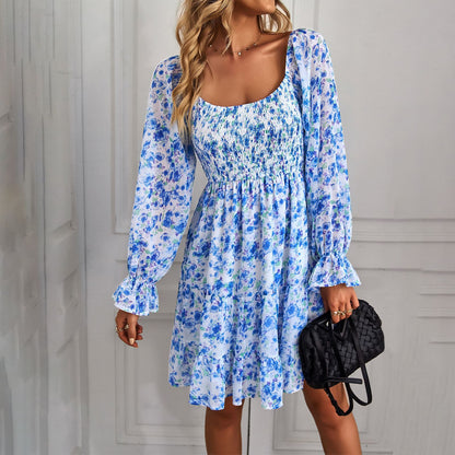 Boho Floral Print Dress Greta 
