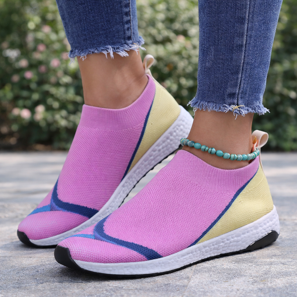 Colorblock Mesh Sneakers by Greta 