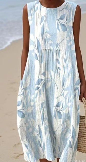 Pinterest-Inspired Greta  Sleeveless Summer Dress