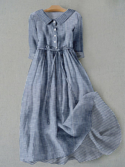 Striped Everyday Shirt Dress Greta 