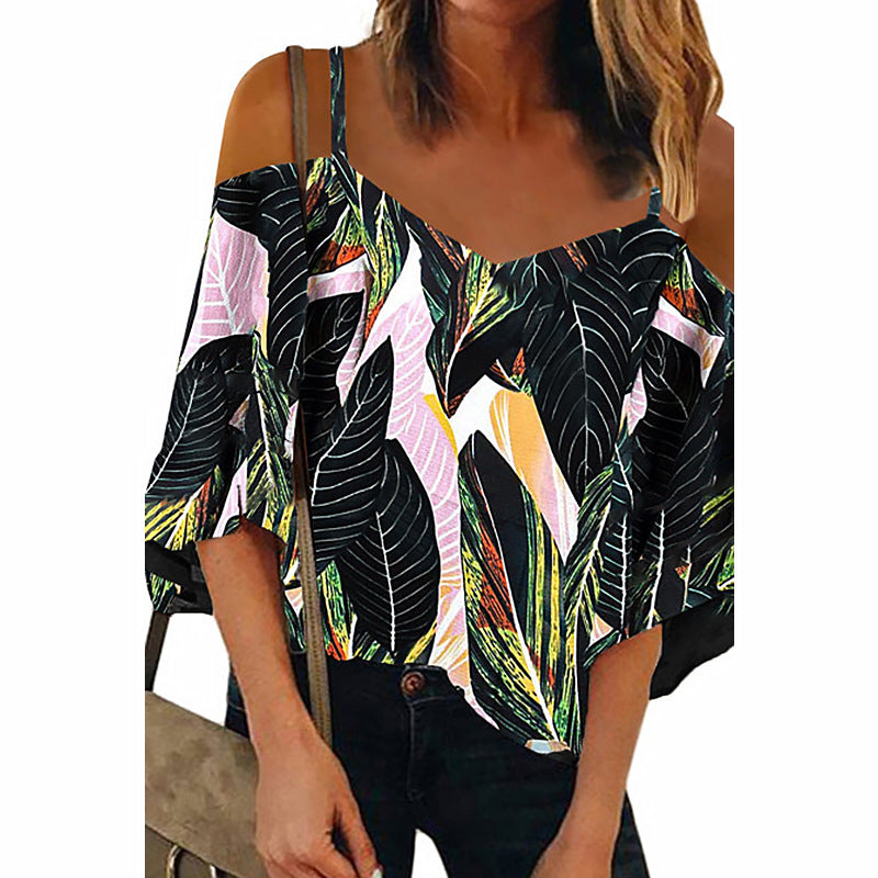 Chic Printed Chiffon Blouse Greta 