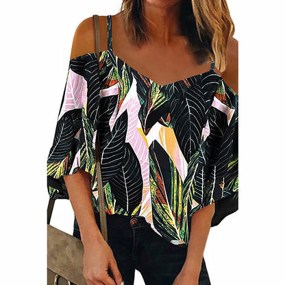 Chic Printed Chiffon Blouse Greta 