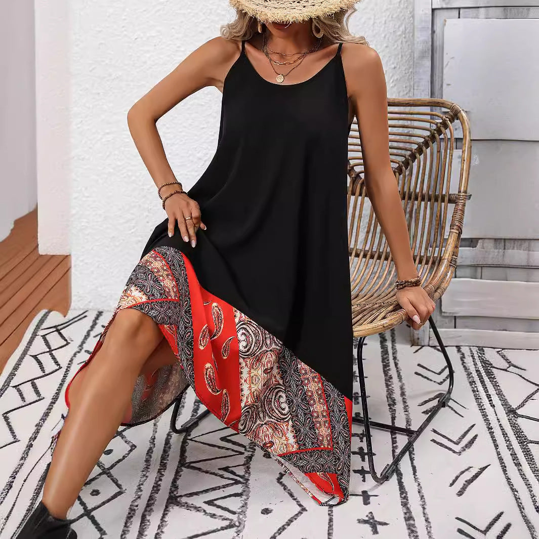 Chic Printed Sling Dress by Greta 