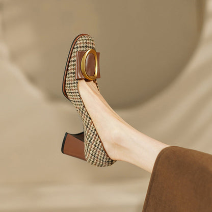 Chic Bow Metal Heels by Greta 