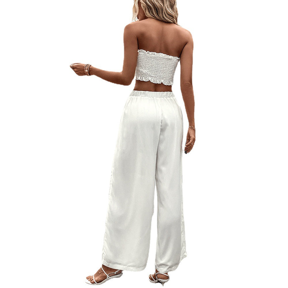 Ruffled White Set Greta  Pinterest-Inspired Outfit