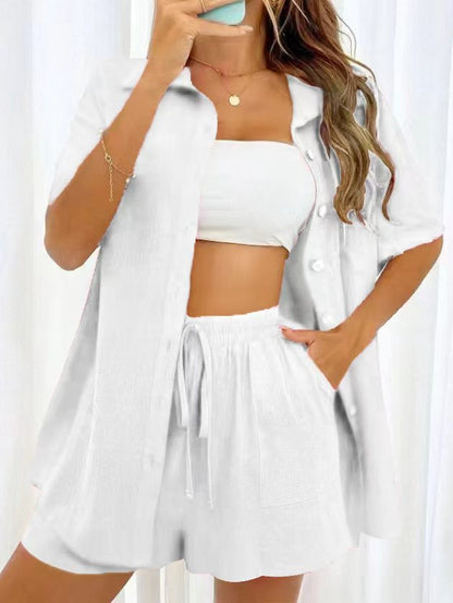 Chic Greta  Shirt & Shorts Set