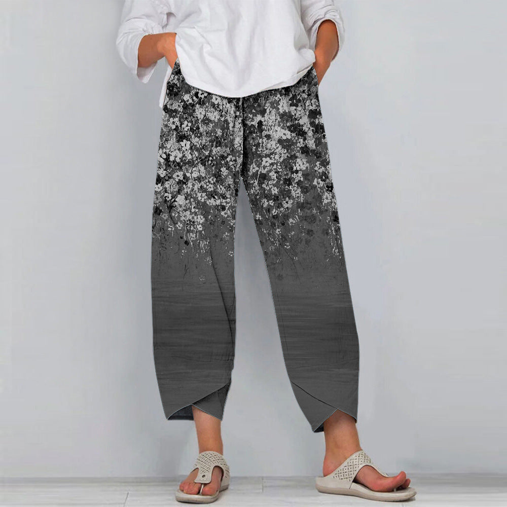 Pinterest-Inspired Floral Casual Pants by Greta 