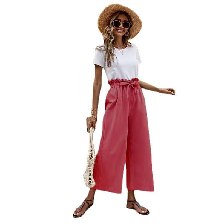 Pinterest-Inspired Greta  Linen Wide Leg Pants