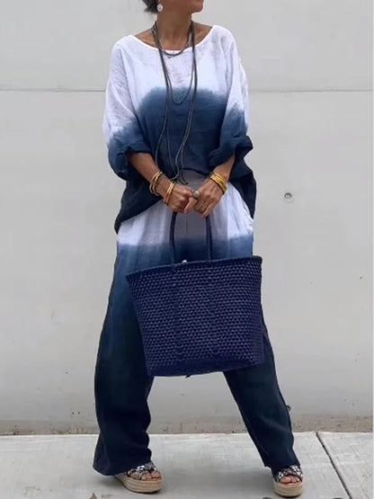 Gradient Linen Two-Piece Set by Greta 