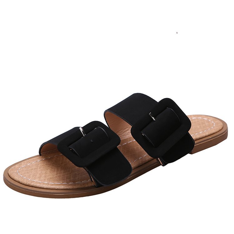 Chic Greta  Buckle Strap Summer Sandals