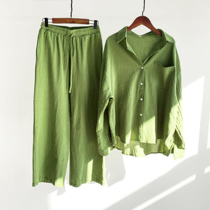 Relaxed Cotton Linen Set by Greta 