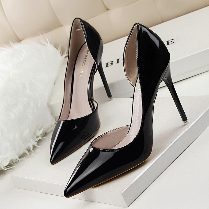 Elegant Greta  Patent Stiletto High Heels
