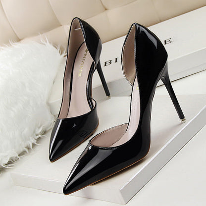 Elegant Greta  Patent Stiletto High Heels