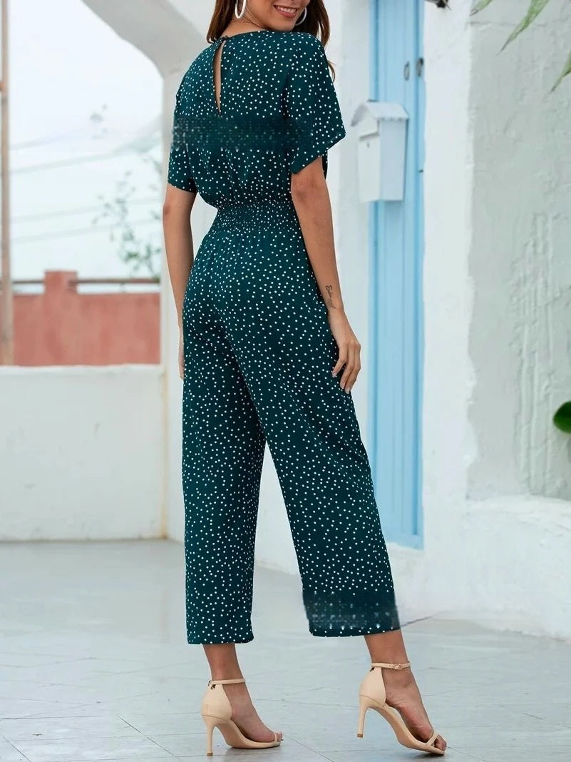 Chic Floral Greta  Pinterest-Inspired Jumpsuit