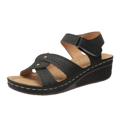 Chic Wedge Sandals by Greta 