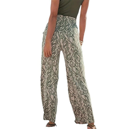 Floral Wide-Leg Pants by Greta 