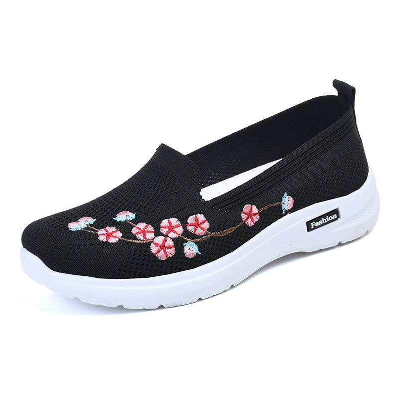 Breathable Embroidered Pumps by Greta 