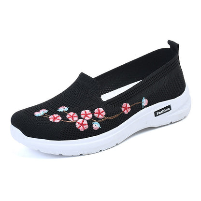 Breathable Embroidered Pumps by Greta 