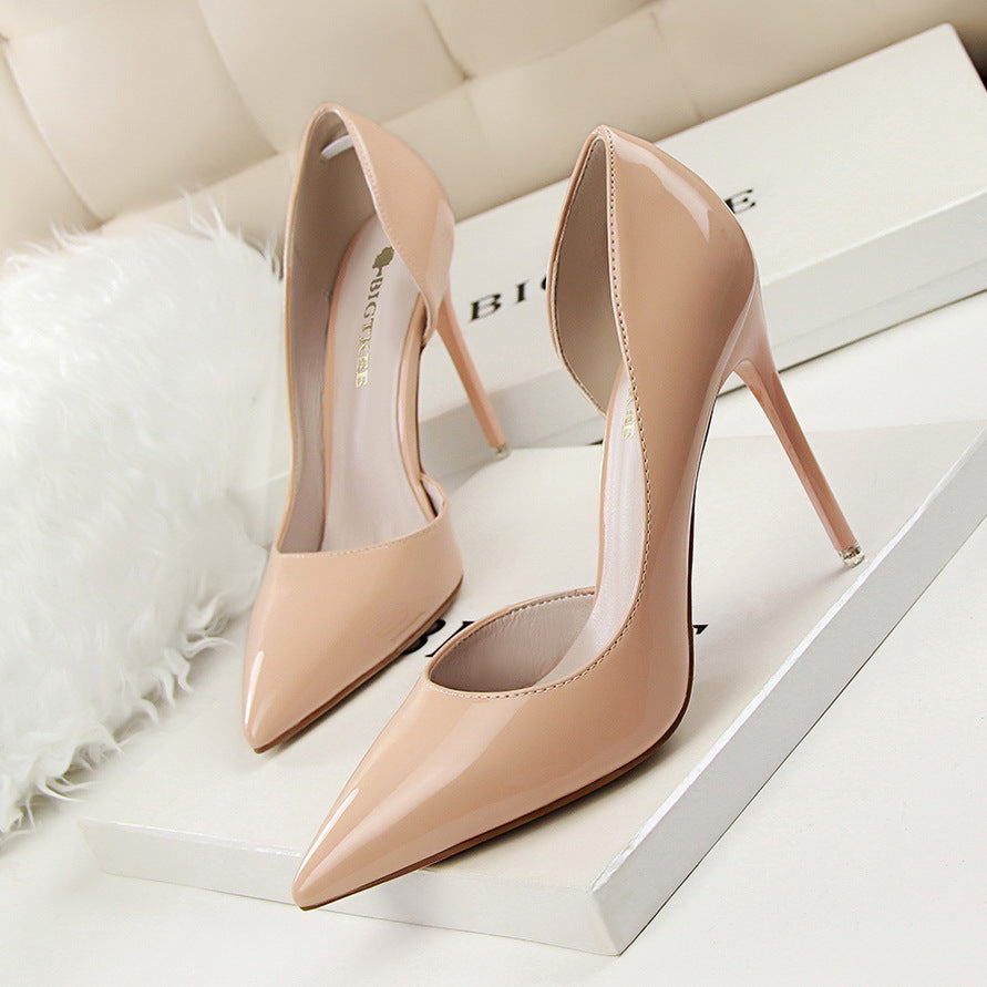 Elegant Greta  Patent Stiletto High Heels
