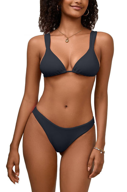 Chic Lace-Up Greta  Bikini Swimsuit