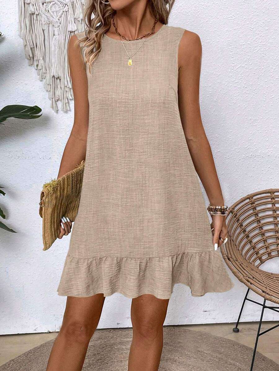 Ruffle Sleeveless Summer Dress by Greta 