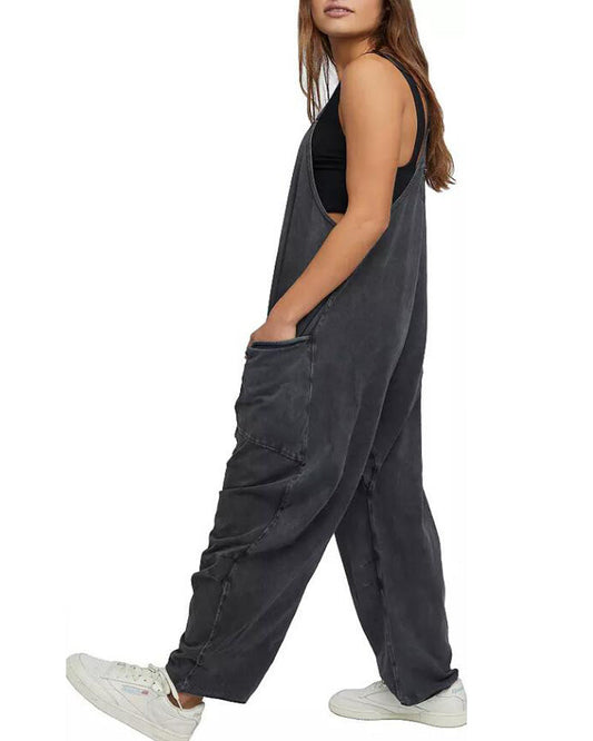 Effortless Comfort Greta  Suspender Jumpsuit