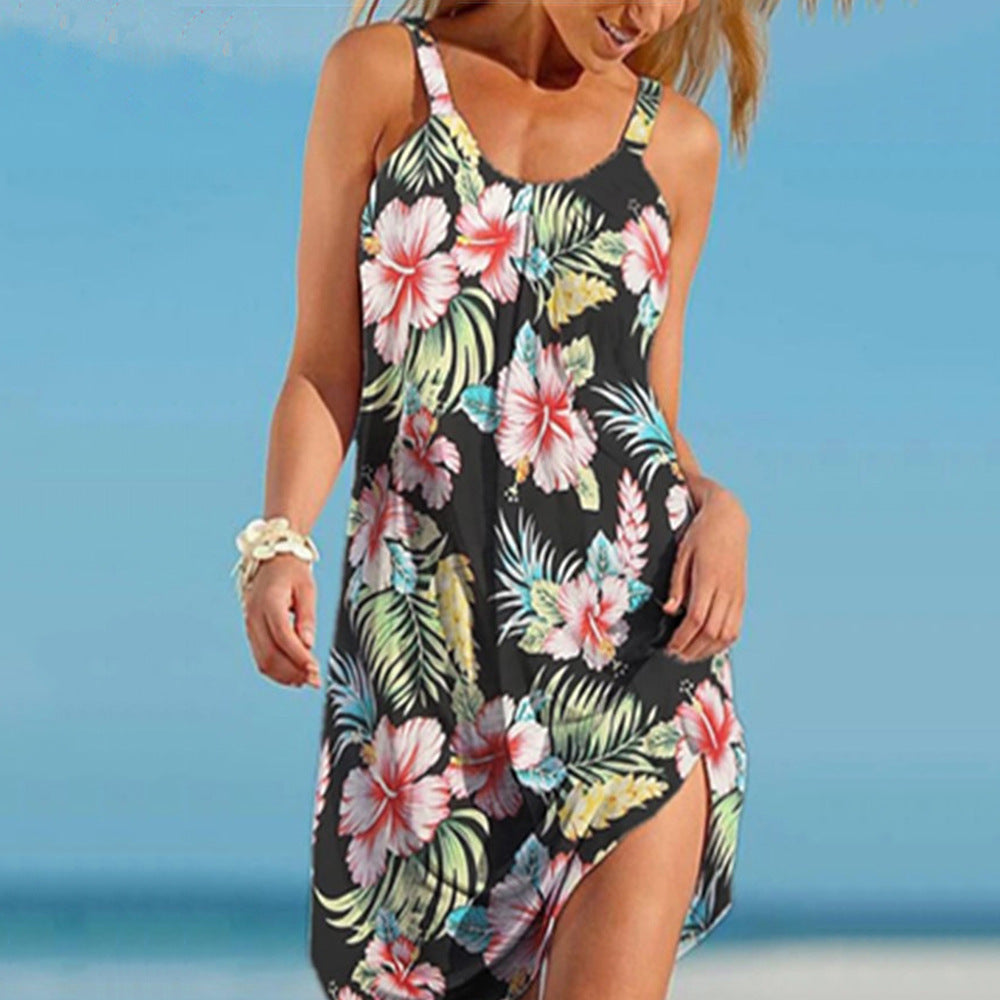 Floral A-Line Sundress Greta  Summer Dress
