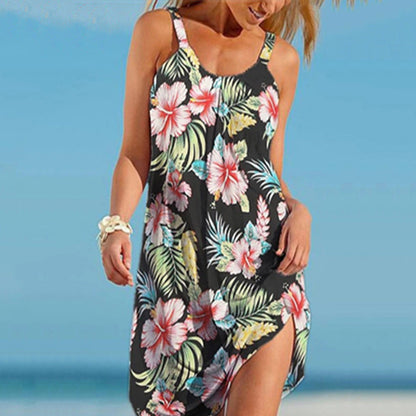 Floral A-Line Sundress Greta  Summer Dress