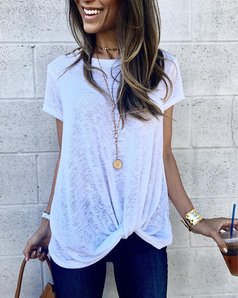 Chic Crossover Greta  Summer Blouse