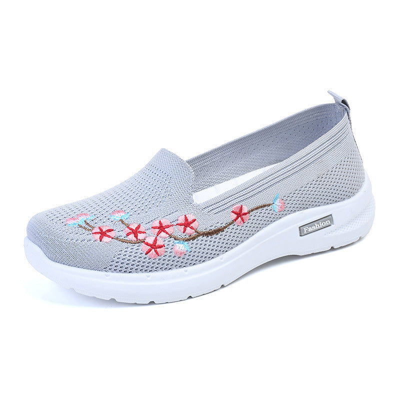 Breathable Embroidered Pumps by Greta 