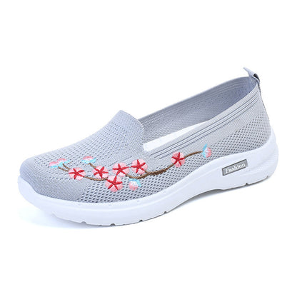 Breathable Embroidered Pumps by Greta 